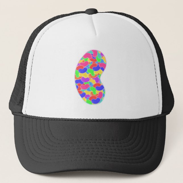 Giant Jelly Bean Trucker Hat (Front)