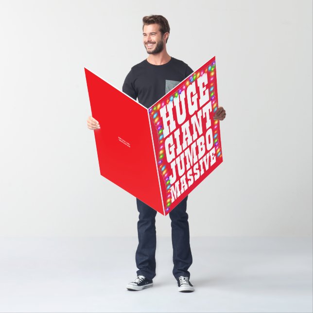 GIANT JUMBO CHRISTMAS JUMBO Card (In Situ)