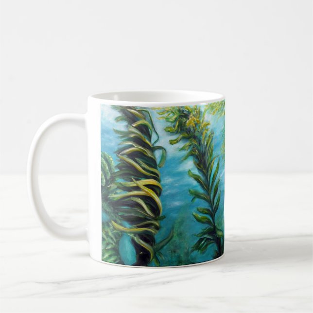 Giant Kelp Forest Artwork Mug (Left)