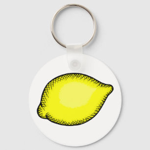 Giant Lemon Keychain