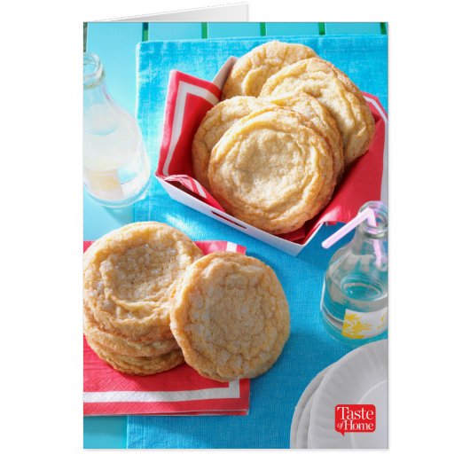 Giant Lemon Sugar Cookies Cards (Front)