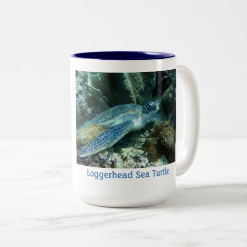 Giant Loggerhead Sea Turtle 15 oz Mug