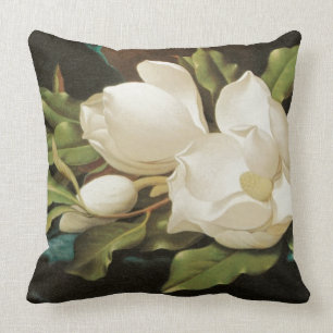 Giant Magnolias Throw Pillow