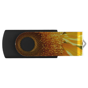 Giant mammoth yellow sunflower flash drive