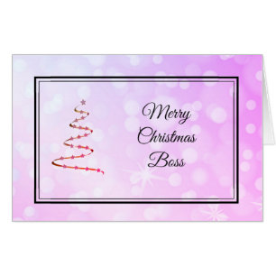 Giant Merry Christmas Boss Card