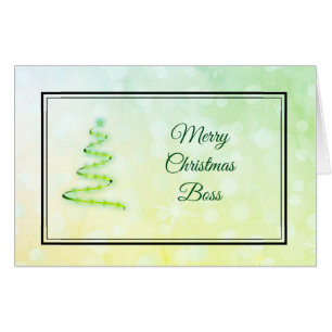Giant Merry Christmas Boss Card