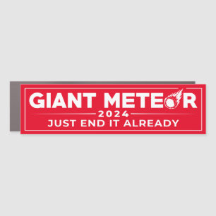 Giant Meteor 2024 Car Magnet
