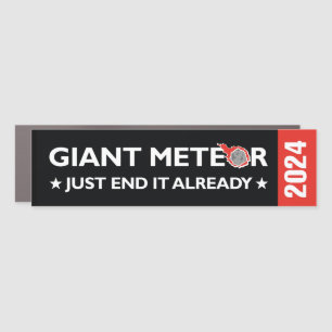Giant Meteor 2024 Car Magnet