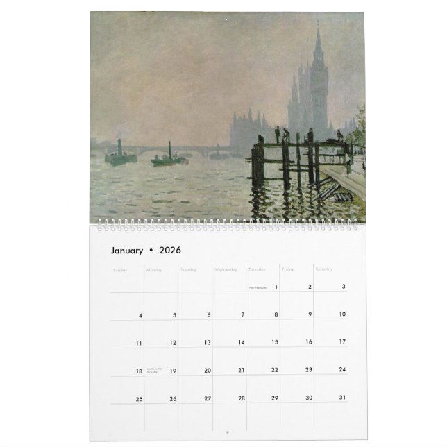 Giant Monet 2015 Calendar (Jan 2026)