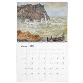 Giant Monets Beaches 2017 Art Calendar (Feb 2025)