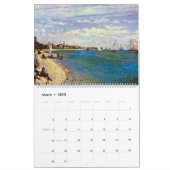 Giant Monets Beaches 2017 Art Calendar (Mar 2025)
