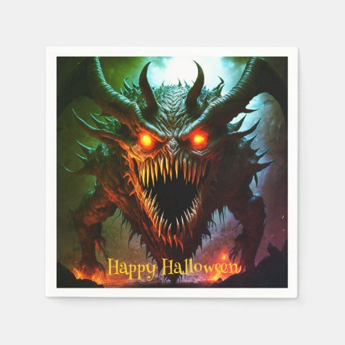 Giant Monster Halloween Napkins