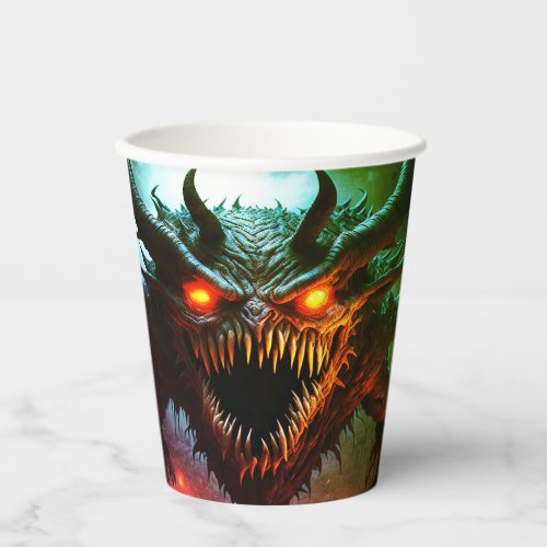 Giant Monster Halloween Paper cups