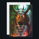 Giant Monster Halloween Party Invitation<br><div class="desc">Beautiful Giant Monster Halloween Party Invitation</div>