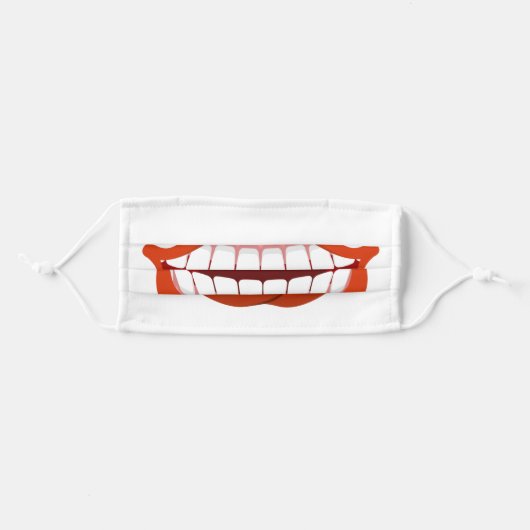 Giant Mouth Face Mask (Front, Folded)