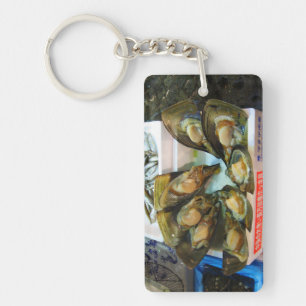 Giant Mussels Tsukiji Fish Market, Tokyo, Japan Keychain