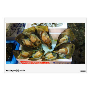 Giant Mussels Tsukiji Fish Market, Tokyo, Japan Wall Decal
