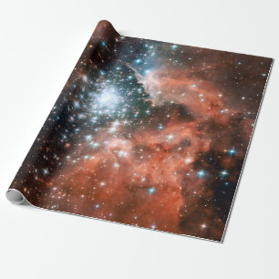 Giant Nebula Star Cluster Space Nature Wrapping Paper