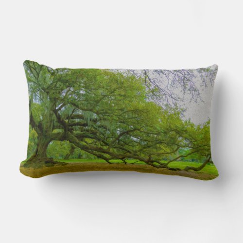 Giant Oak Tree Art Pillow