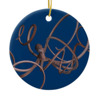 Giant Octopus Ceramic Ornament