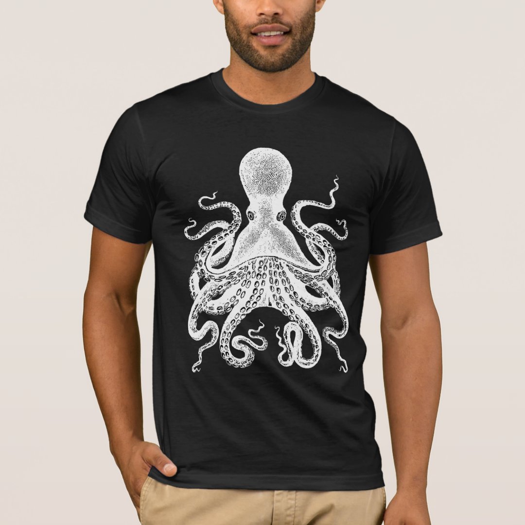 Giant Octopus - Kraken! Cthulu! T-Shirt | Zazzle