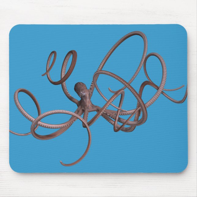 Giant Octopus Mouse Pad (Front)