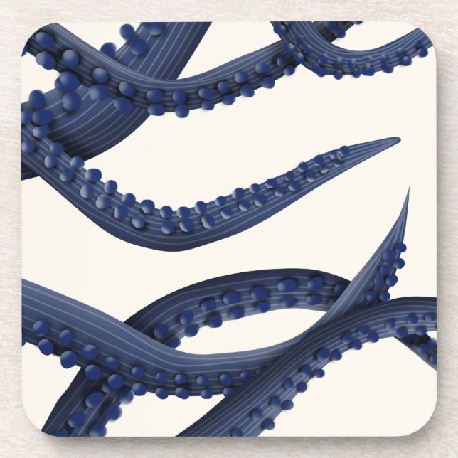 Giant Octopus Tentacles Beverage Coaster (Front)