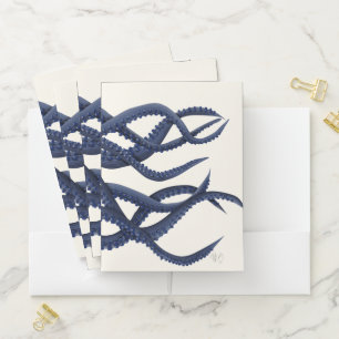 Giant Octopus Tentacles Pocket Folder