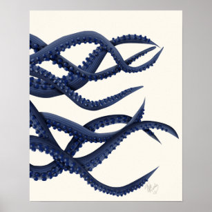 Giant Octopus Tentacles Poster