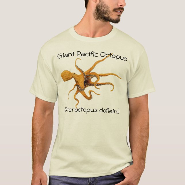 Giant Pacific Octopus T-Shirt (Front)