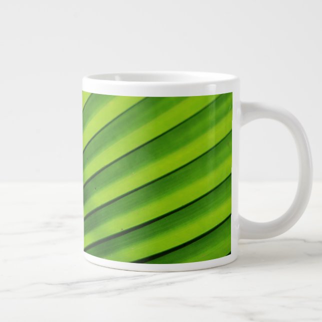Giant Palm Leaf Pattern Coffee Mug (Right)