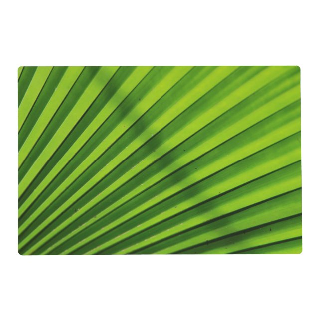 Giant Palm Leaf Pattern Placemat (Front)