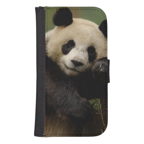 Giant panda Ailuropoda melanoleuca Family 4 Galaxy S4 Wallet Case