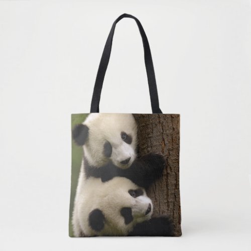 Giant panda babies Ailuropoda melanoleuca 2 Tote Bag