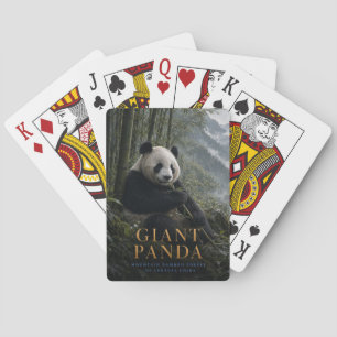 Giant Panda Bamboo Forest ANIMALS Poker Cards