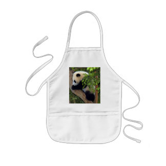 Giant Panda Bear & Baby Panda Apron
