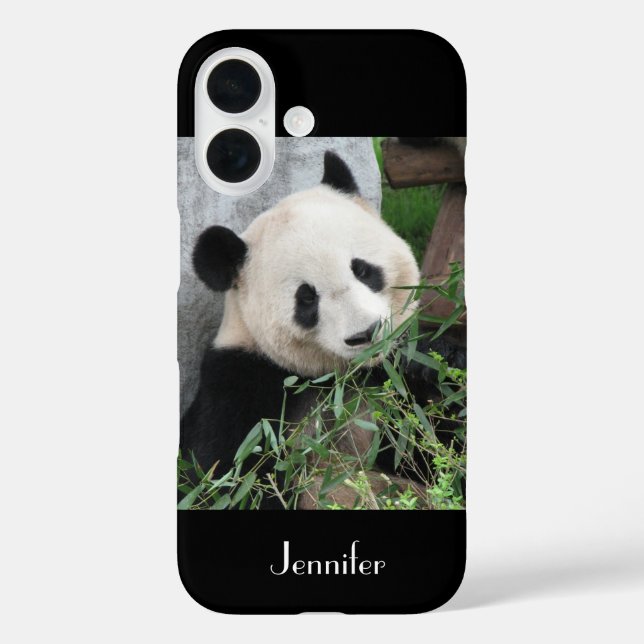 Giant Panda Black Casemate Case-Mate iPhone Case (Back)