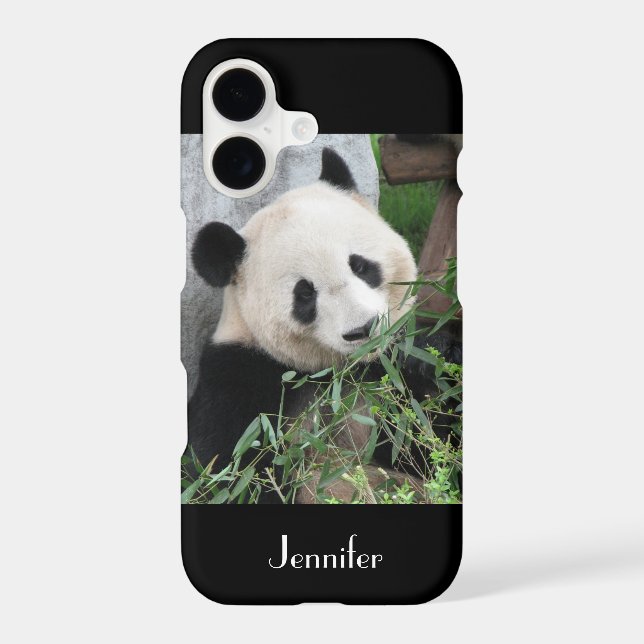 Giant Panda Black Casemate Case-Mate iPhone Case (Back)