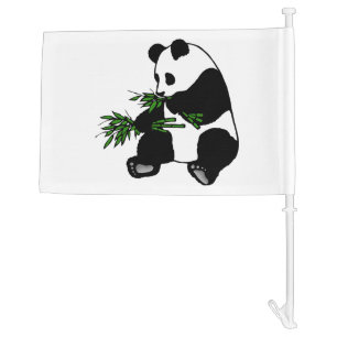 Giant Panda Car Flag