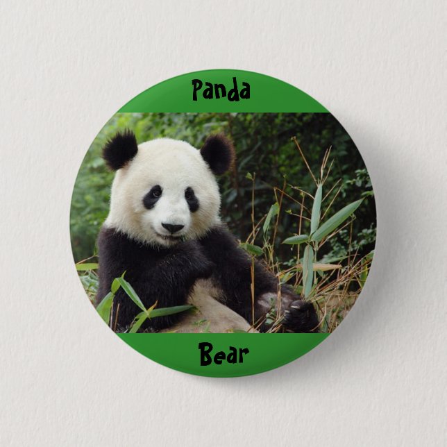giant-panda-china-big(1), Panda , Bear Button (Front)