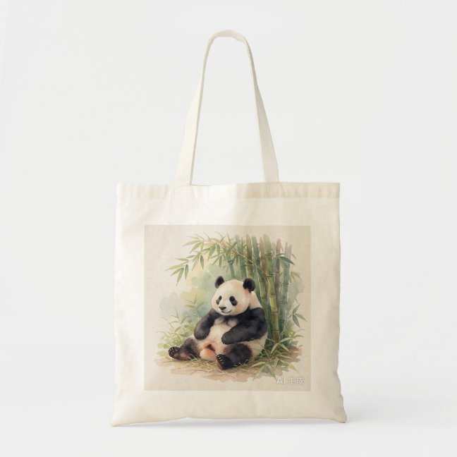 Giant Panda Dozing In The Bamboo Grove Shade Tote  Bag