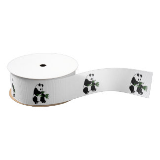 Giant Panda Grosgrain Ribbon
