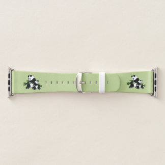 Giant Panda Growing Up Panda Apple Watch Band