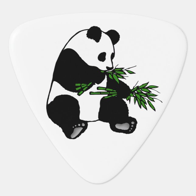 Giant Panda Guitar Pick (Front)