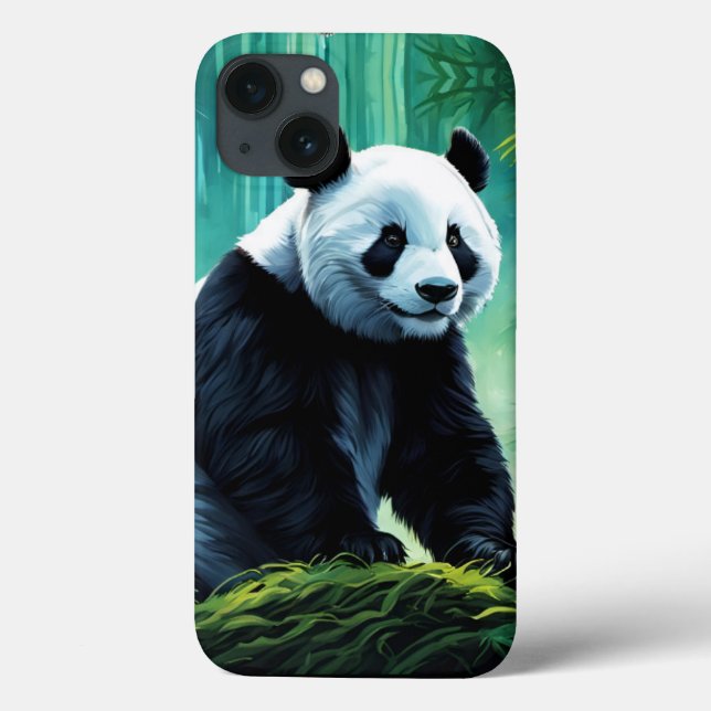 Giant Panda in Bamboo Forest Case-Mate iPhone Case (Back)