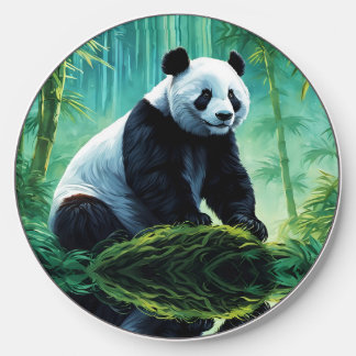 Giant Panda in Bamboo Forest Wireless Charger