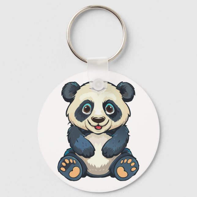 Giant panda keychain (Front)