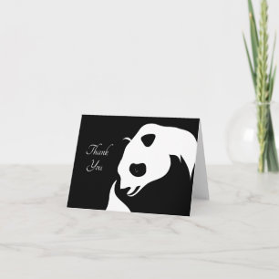 Giant Panda Letterpress Thank You Card