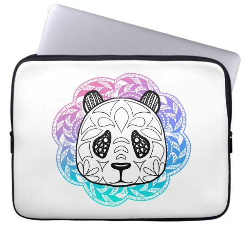 Giant Panda Mandala Laptop Sleeve