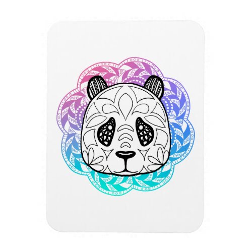 Giant Panda Mandala Magnet